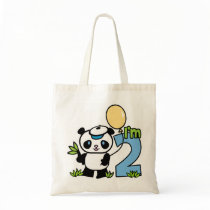 Panda Boy 2nd Birthday Tote Bag
