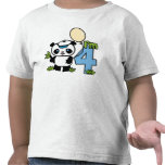 Panda Boy 4th Birthday Shirts