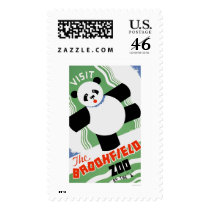 Panda Brookfield Zoo 1938 WPA Stamps