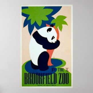 Panda Brookfield Zoo Poster print