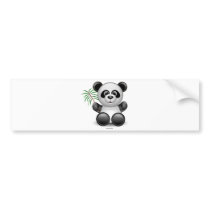 Panda bumper stickers by smileycentral Panda bumper stickers
