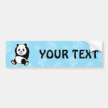 Panda bumper sticker