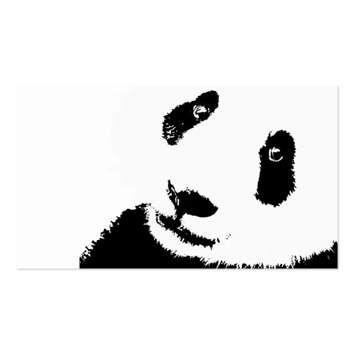 panda. business cards (back side)