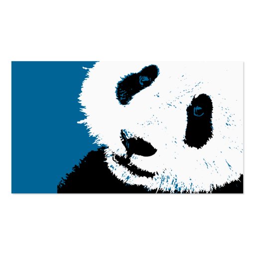 panda. business cards (front side)
