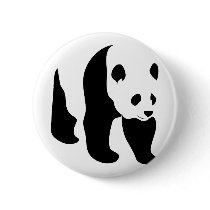 Panda!! Button by EscapeArtist Panda!! Button
