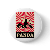 Panda Pinback Buttons