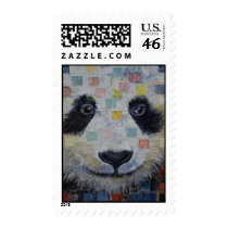 Panda Checkers Stamp