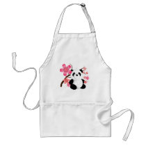 Panda Cherry Blossoms Aprons