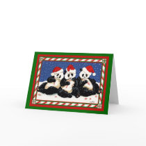 PANDA CHRISTMAS cards