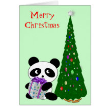 Panda Christmas Cards