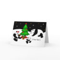 Panda Christmas Greeting Card