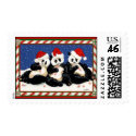 PANDA CHRISTMAS stamp