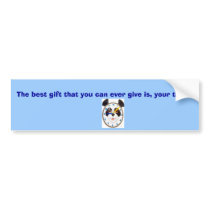 Panda-clock, the best gift that you can ever give bumper stickers