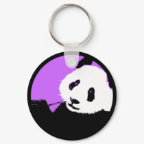 panda. color customizable circle. keychains by asyrum panda. color customizable circle. keychains
