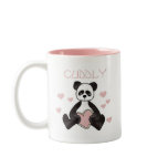 Panda Cuddly Valentines mugs