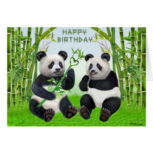 Panda del feliz cumpleaños felicitaciones | Zazzle Panda del feliz cumpleaños felicitaciones | Zazzle