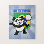 Panda del voleibol del Brasil Rompecabeza