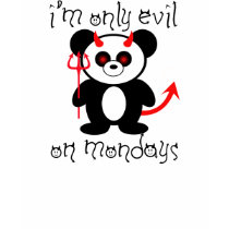 panda devil t-shirts