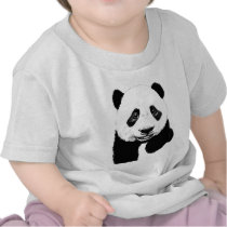 Panda drawing t-shirts