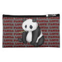 Panda Eating Bamboo Makeup Bags