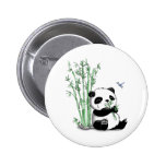 Panda Eating Bamboo Pins