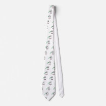 Panda Eating Bamboo Tie