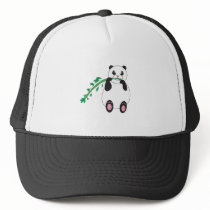 Panda Eats a Tasty Treat Hats