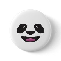 Panda face buttons by CarbonClothing Panda face buttons