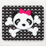 Panda Face & Crossbones Mousepad