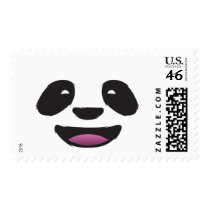 Panda Face - Cute animal wildlife postage by CarbonClothing Panda Face - Cute animal wildlife postage