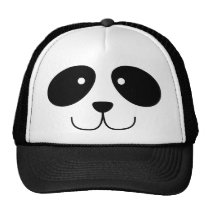 Panda Face Hat hats