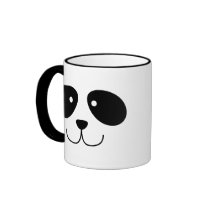 Panda Face Mug mugs