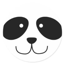 Panda Face Stickers