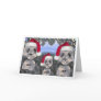 Panda Family Christmas Greeting Card