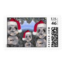 Panda Family Christmas Stamp by DanceswithCats Panda Family Christmas Stamp