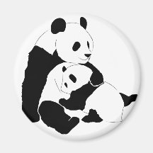 Panda Family Magnet