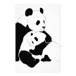 Panda Family Personalized Stationery