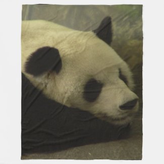 Panda Fleece Throw Blanket Fleece Blanket