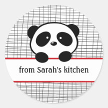 Panda From the Kitchen Of Stickers
