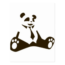 Panda Geek Post Card