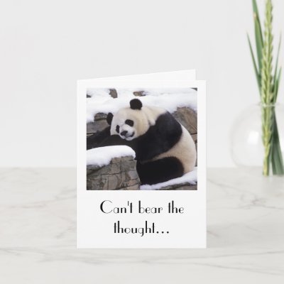 Panda Get Well Card