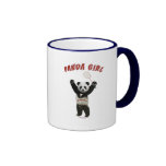 Panda Girl Badminton Mugs