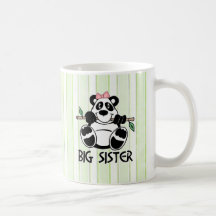 Panda Girl Big Sister Mugs
