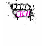 Panda Girl Cami t-shirts