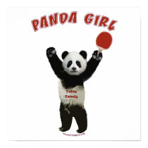 Panda Girl Ping Pong