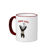 Panda Girl Racquetball Coffee Mug