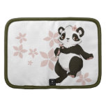 Panda girl with flowers planners