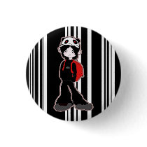 Panda Hat Button