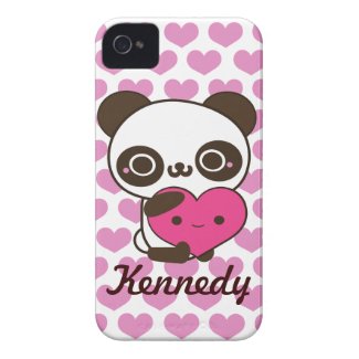 Panda Hearts iPhone 4 Cases