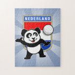 Panda holandesa del voleibol rompecabezas